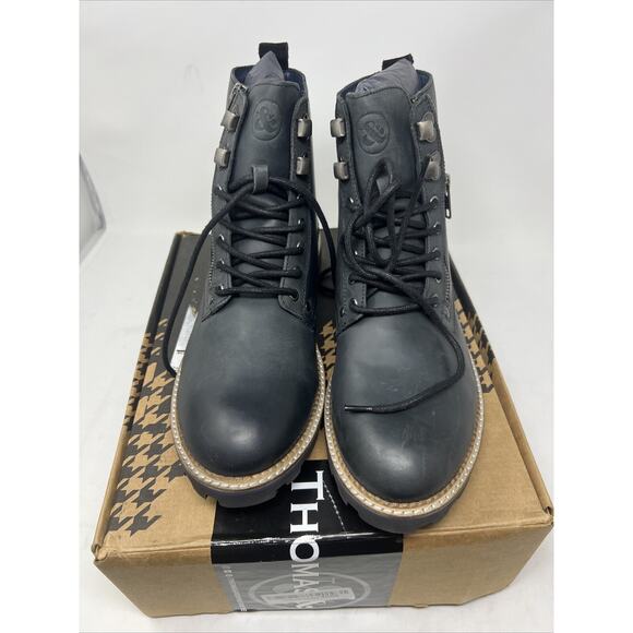 NIB Thomas And Vine Jonas Boots Black Leather Men’s 9.5 main image 9